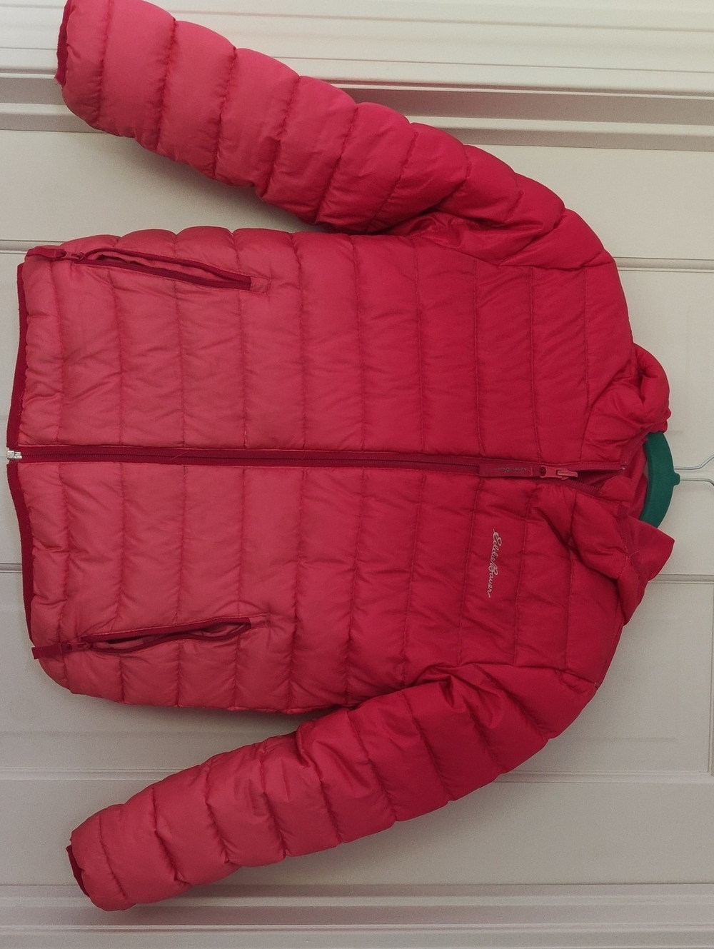Eddie Bauer Duck Down Kids Pink Quilted Puffer Coat Size M (10/12)